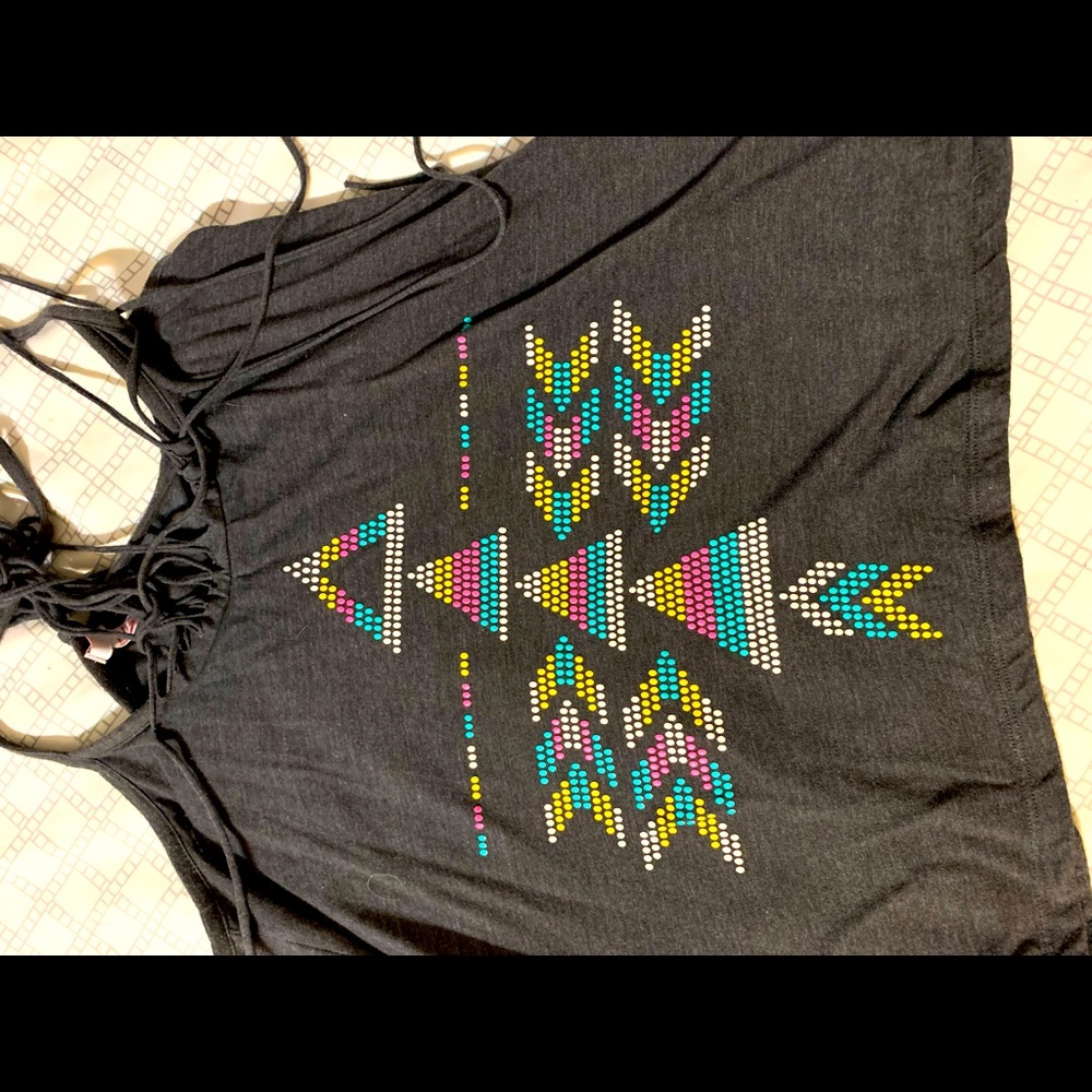 Boho flowy tank